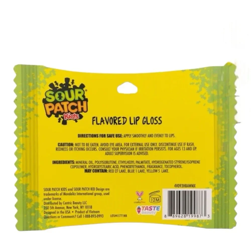 2x Flavored Sour Patch Kid Lip Glosses